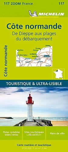 Michelin Normandie Küste: Straßen- und Tourismuskarte 1:200.000 (MICHELIN Zoomkarten) von MICHELIN