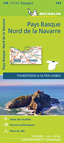 P. BASQUE - NORD NAVARRE 11144 CARTE ZOOM MICHELIN von MICHELIN