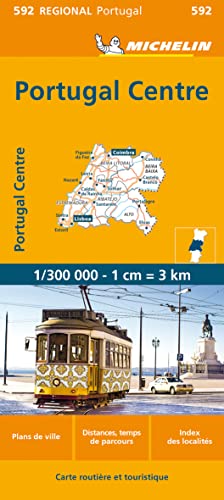 Michelin Portugal Mitte: Wegenkaart Schaal 1 : 300.000 (MICHELIN Regionalkarten, Band 592)