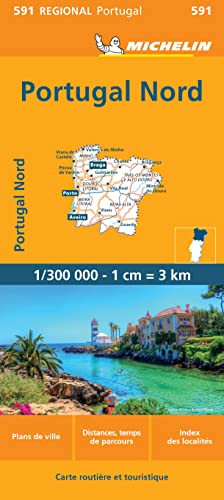 Michelin Portugal Nord: Wegenkaart Schaal 1 : 300.000 (MICHELIN Regionalkarten) von MICHELIN