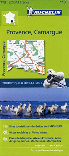 Michelin Provence - Camargue: Straßen- und Tourismuskarte 1:1.160.000 (MICHELIN Zoomkarten)