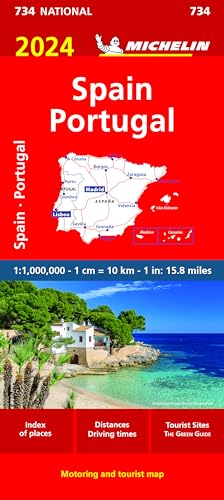 Spain & Portugal 2024 - Michelin National Map 734: Map