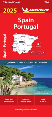 Spain & Portugal 2025 - Michelin National Map 734 von Travel House Media