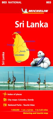 Sri Lanka National Map 803 (Mapas National Michelin)