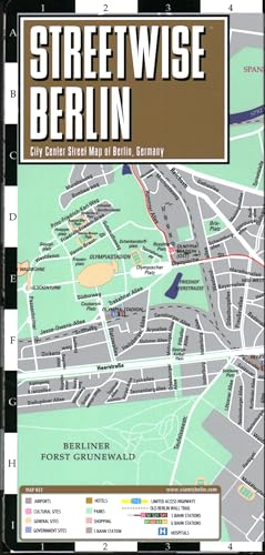 Streetwise Berlin Map: City Center Street Map of Berlin, Germany (Michelin Streetwise Maps)