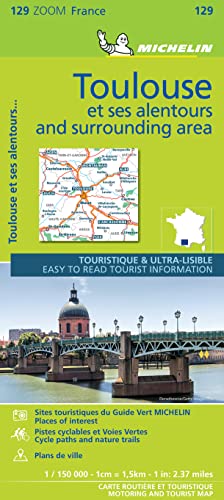 Toulouse & surrounding areas - Zoom Map 129: Map (Michelin Zoom Maps)