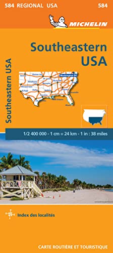 Usa South-East (584) (Carte routière et touristique, Band 584)