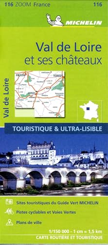 Michelin Schlösser an der Loire: Straßen- und Tourismuskarte 1:150.000 (MICHELIN Zoomkarten)