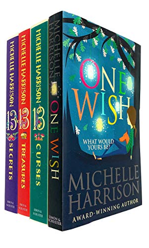 Michelle Harrison Collection 13 Treasures Series 4 Books Set (The Thirteen Treasures,The Thirteen Curses,The Thirteen Secrets,One Wish)
