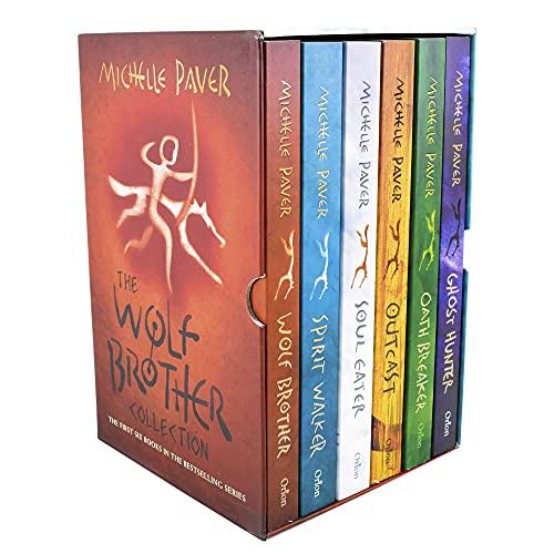 Chronicles of Ancient Darkness The Wolf Brother Collection 6 Books Box Set by Michelle Paver (Wolf Brother, Spirit Walker, Soul Eater, Outcast, Oath Breaker & Ghost Hunter)