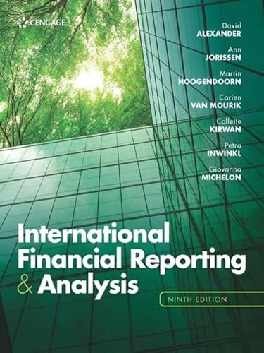 International Financial Reporting and Analysis von Cengage Learning EMEA