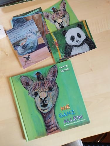 Nie ganz allein: Bilderbuch- & Postkarten-Paket von Horlemann Verlag