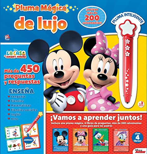 LÁPIZ MÁGICO CON STICKERS MICKEY QUIZ IT PEN: VAMOS A APRENDER JUNTOS