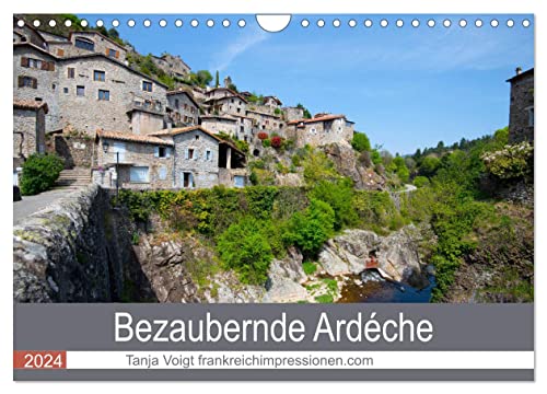 Bezaubernde Ardèche (Wandkalender 2024 DIN A4 quer), CALVENDO Monatskalender