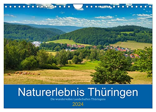 Naturerlebnis Thüringen (Wandkalender 2024 DIN A4 quer), CALVENDO Monatskalender von CALVENDO