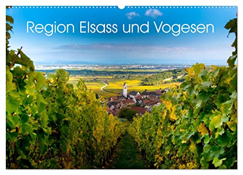 Region Elsass und Vogesen (Wandkalender 2024 DIN A2 quer), CALVENDO Monatskalender