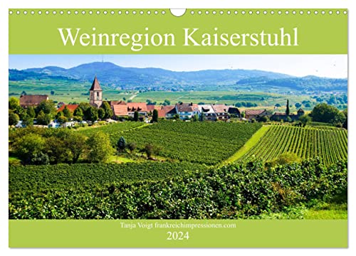 Weinregion Kaiserstuhl (Wandkalender 2024 DIN A3 quer), CALVENDO Monatskalender von CALVENDO