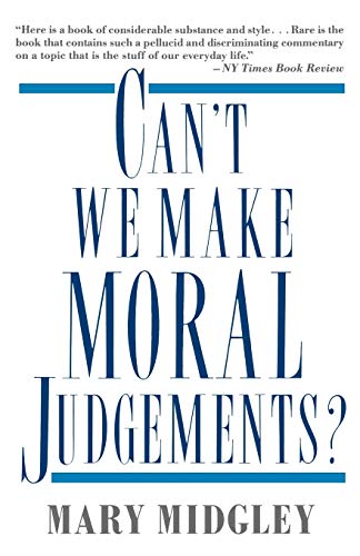 Can't We Make Moral Judgements? von MACMILLAN