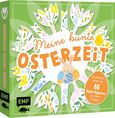 Bastelblock: Meine bunte Osterzeit: Fensterbilder basteln mit 88 Motiv-Papieren und aufgedruckten Falt- und Schnittlinien für 16 Modelle zum Sofort-Loslegen Bastelblock: Meine bunte Osterzeit: Fensterbilder basteln mit 88 Motiv-Papieren und aufgedruckten Falt- und Schnittlinien für 16 Modelle zum Sofort-Loslegen von Edition Michael Fischer / EMF Verlag