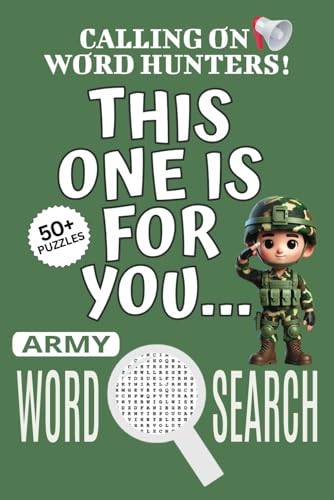 Army Word Search Puzzle Book: Word Searches with Easy To Read Print About Army, Army-themed Puzzle Game, This One Is For You Book | 6x9 Inches, 110 ... Relaxation, Vacations, Holidays, Leisure Time Army Word Search Puzzle Book: Word Searches with Easy To Read Print About Army, Army-themed Puzzle Game, This One Is For You Book | 6x9 Inches, 110 ... Relaxation, Vacations, Holidays, Leisure Time von Independently published