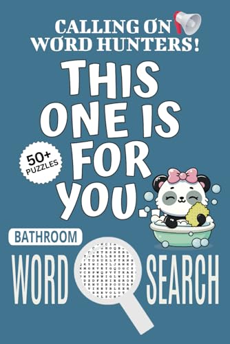 Bathroom Word Search Puzzle Book: Word Searches with Easy To Read Print About Bathroom, Bathroom-themed Puzzle Game, Bathroom Jigsaw Puzzle | 6x9 ... Vacations, Holidays And Free Times Bathroom Word Search Puzzle Book: Word Searches with Easy To Read Print About Bathroom, Bathroom-themed Puzzle Game, Bathroom Jigsaw Puzzle | 6x9 ... Vacations, Holidays And Free Times von Independently published