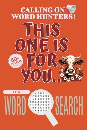 Cow Word Search Puzzle Book: Easy-To-Read Print Word Searches About Cow, Cow Puzzle Game, Cow Jigsaw Puzzle | 6x9 Inches, 110 Pages | 50+ Puzzles ... ... Vacations, Holidays And Free Times von Independently published