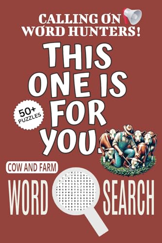 Cow and Farm Word Search Puzzle Book: Word Searches with Easy To Read Print About Cow and Farm, Farm-themed Puzzle Game, This One Is For You Book | ... Relief, Relaxation, Vacations And Leisure Cow and Farm Word Search Puzzle Book: Word Searches with Easy To Read Print About Cow and Farm, Farm-themed Puzzle Game, This One Is For You Book | ... Relief, Relaxation, Vacations And Leisure von Independently published