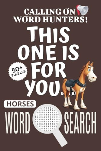 Horses Word Search Puzzle Book: Word Searches with Easy To Read Print About Horses, Horse-themed Puzzle Game, Horse Ride Jigsaw Puzzle | 6x9 Inches, ... Vacations, Holidays And Free Times Horses Word Search Puzzle Book: Word Searches with Easy To Read Print About Horses, Horse-themed Puzzle Game, Horse Ride Jigsaw Puzzle | 6x9 Inches, ... Vacations, Holidays And Free Times von Independently published