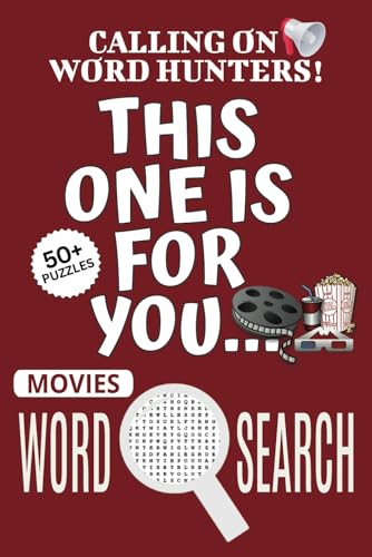 Movies Word Search Puzzle Book: Word Searches with Easy To Read Print About Movies, Movies-themed Puzzle Game, Movies Jigsaw Puzzle | 6x9 Inches, 110 ... Vacations, Holidays And Free Times Movies Word Search Puzzle Book: Word Searches with Easy To Read Print About Movies, Movies-themed Puzzle Game, Movies Jigsaw Puzzle | 6x9 Inches, 110 ... Vacations, Holidays And Free Times von Independently published