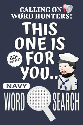 Navy Word Search Puzzle Book: Word Searches with Easy To Read Print About Navy, Navy-themed Puzzle Game, This One Is For You Book | 6x9 Inches, 110 ... Relaxation, Vacations, Holidays, Leisure Time Navy Word Search Puzzle Book: Word Searches with Easy To Read Print About Navy, Navy-themed Puzzle Game, This One Is For You Book | 6x9 Inches, 110 ... Relaxation, Vacations, Holidays, Leisure Time von Independently published