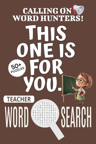 Teacher Word Search Puzzle Book: Easy-To-Read Print Word Searches About Teacher, Teacher Puzzle Game, Teacher Jigsaw Puzzle | 6x9 Inches, 110 Pages | ... Vacations, Holidays And Free Times Teacher Word Search Puzzle Book: Easy-To-Read Print Word Searches About Teacher, Teacher Puzzle Game, Teacher Jigsaw Puzzle | 6x9 Inches, 110 Pages | ... Vacations, Holidays And Free Times von Independently published