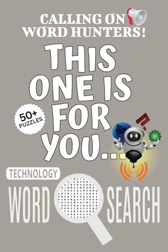 Technology Word Search Puzzle Book: Easy-To-Read Print Word Searches About Technology, Technology Puzzle Game, Technology Jigsaw Puzzle | 6x9 Inches, ... Vacations, Holidays And Free Times Technology Word Search Puzzle Book: Easy-To-Read Print Word Searches About Technology, Technology Puzzle Game, Technology Jigsaw Puzzle | 6x9 Inches, ... Vacations, Holidays And Free Times von Independently published