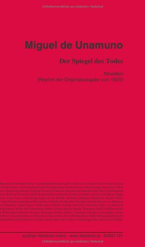 Der Spiegel des Todes: Novellen [Reprint der Originalausgabe von 1925]