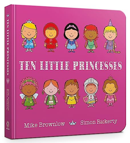 Ten Little Princesses Board Book