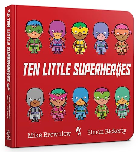 Ten Little Superheroes Board Book von Orchard Books