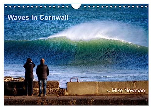 Waves in Cornwall (Wandkalender 2024 DIN A4 quer), CALVENDO Monatskalender von CALVENDO