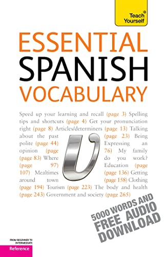 Essential Spanish Vocabulary: Teach Yourself: 5000 Words and Free Audio Download. Reference