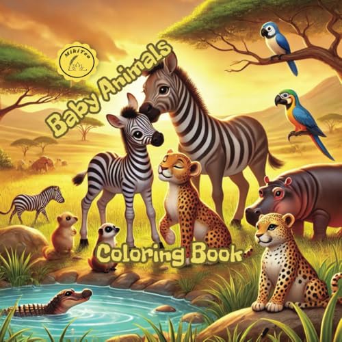 Coloring Book Baby Animals: A Fun Coloring Adventure with the Cutest Animal Babies Coloring Book Baby Animals: A Fun Coloring Adventure with the Cutest Animal Babies von Independently published