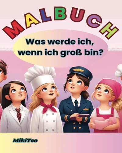 Malbuch Was werde ich wenn ich groß bin: Berufe der Zukunft – Ein Malbuch für Mädchen mit großen Träumen Malbuch Was werde ich wenn ich groß bin: Berufe der Zukunft – Ein Malbuch für Mädchen mit großen Träumen von Independently published