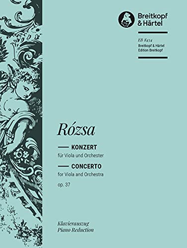 Violakonzert op. 37 - Ausgabe für Viola und Klavier (EB 8434)