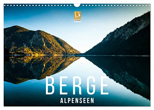 Berge. Alpenseen (Wandkalender 2025 DIN A3 quer), CALVENDO Monatskalender von CALVENDO