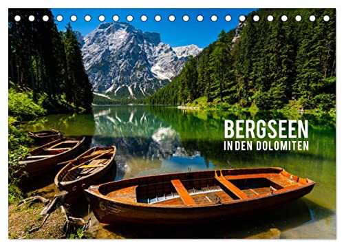 Bergseen in den Dolomiten (Tischkalender 2025 DIN A5 quer), CALVENDO Monatskalender von CALVENDO