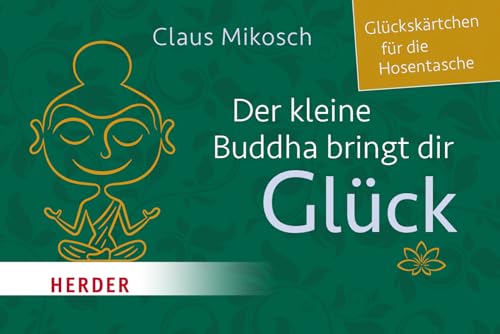 Der kleine Buddha bringt dir Glück: Glückskärtchen für die Hosentasche | Kartenblock