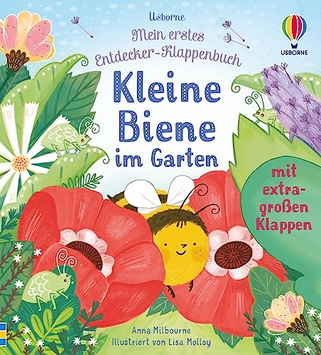 Mein erstes Entdecker-Klappenbuch: Kleine Biene im Garten: Klappenbuch mit Tieren für Naturentdecker ab 10 Monaten (Meine ersten Entdecker-Klappenbücher) von Usborne Publishing