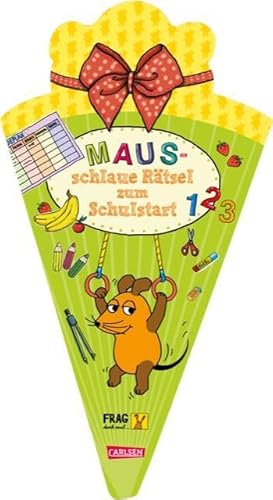 Frag doch mal ... die Maus: Maus-schlaue Rätsel zum Schulstart: als Schultüte | Rätsel- & Mitmachbuch als Schultüte für Kinder ab 5 Jahren von Carlsen