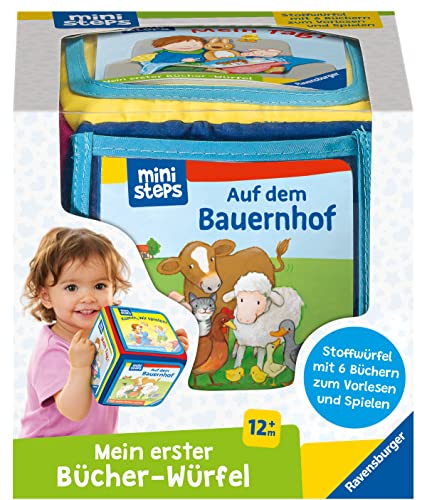 ministeps: Mein erster Bücher-Würfel (Starter-Set): Ab 12 Monate