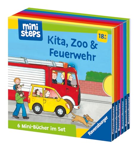 ministeps: Mein erster Bücher-Würfel: Kita, Zoo und Feuerwehr (Bücher-Set) (ministeps Bücher)