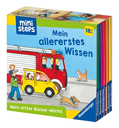 ministeps: Mein erster Bücher-Würfel: Mein allererstes Wissen (Bücher-Set): Ab 18 Monaten (ministeps Bücher)