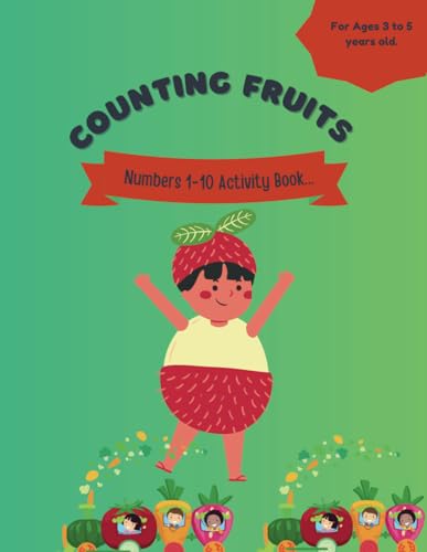 Counting Fruits: Fun interactive activity book for kids. von Independently published