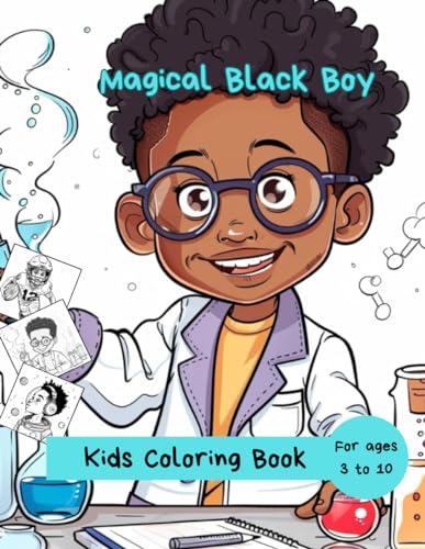 Magical Black Boy: Coloring book for black boys ages 3 and up. von Independently published
